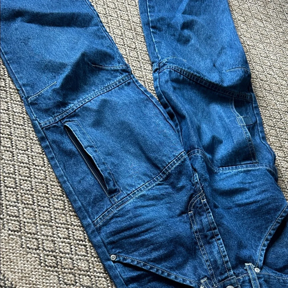 Vintage No Boundaries Blue Denim Carpenter Jeans Size 10